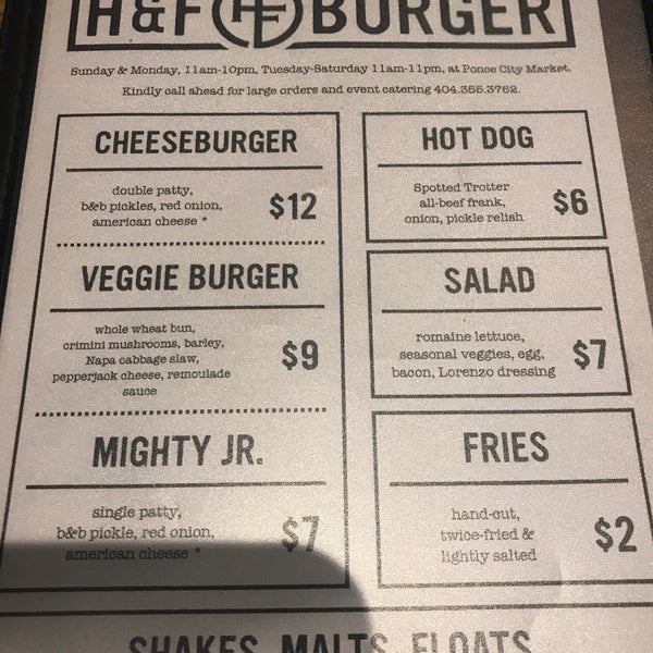 10/7/2017에 Logan S.님이 H&amp;F Burger에서 찍은 사진