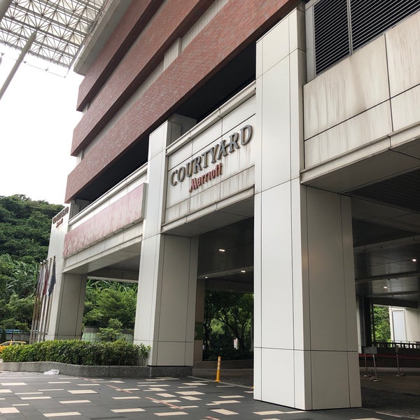 Photo taken at Courtyard by Marriott Taipei by Bill Z. on 8/9/2019