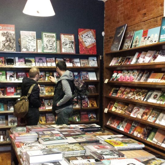 Photo taken at Bergen Street Comics by André F. on 5/16/2015