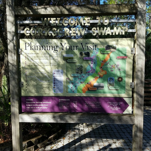 1/24/2017에 Jim C.님이 Audubon&#39;s Corkscrew Swamp Sanctuary에서 찍은 사진