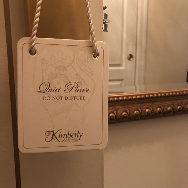 Снимок сделан в The Kimberly Hotel пользователем Sanne 9/13/2018