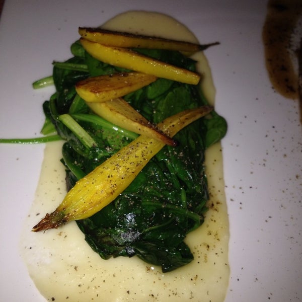 Sautéed spinach is a favorite. It is so fresh and served perfectly. We loved it.