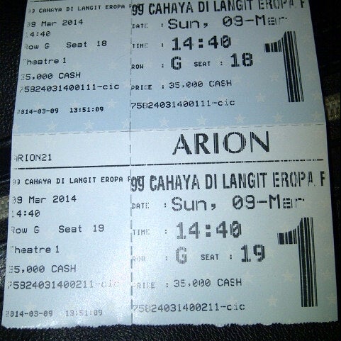 Photos At Arion Xxi Multiplex In Pulogadung