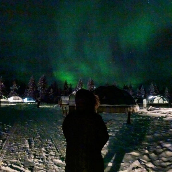 Снимок сделан в Kakslauttanen Arctic Resort пользователем Hala A. 12/30/2018