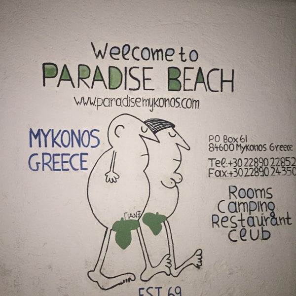 Foto tirada no(a) Paradise Club Mykonos por mercankız🍀 em 7/3/2016
