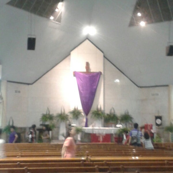Photo taken at Gereja Katolik Hati Santa Perawan Maria Tak Bernoda by Andreas paino J. on 4/13/2014