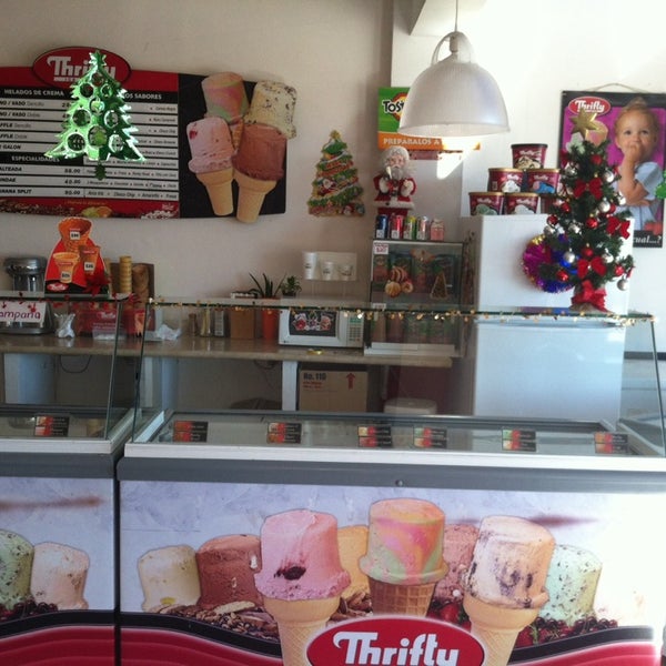 Photo taken at Thrifty Ice Cream &quot;Campanario&quot; by Ivonne C. on 11/24/2013