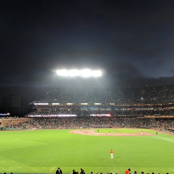 Photo taken at Oracle Park by Abhinav M. on 9/30/2017