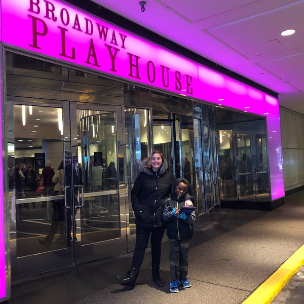 Photo taken at Broadway Playhouse by Andrea H. on 2/18/2018
