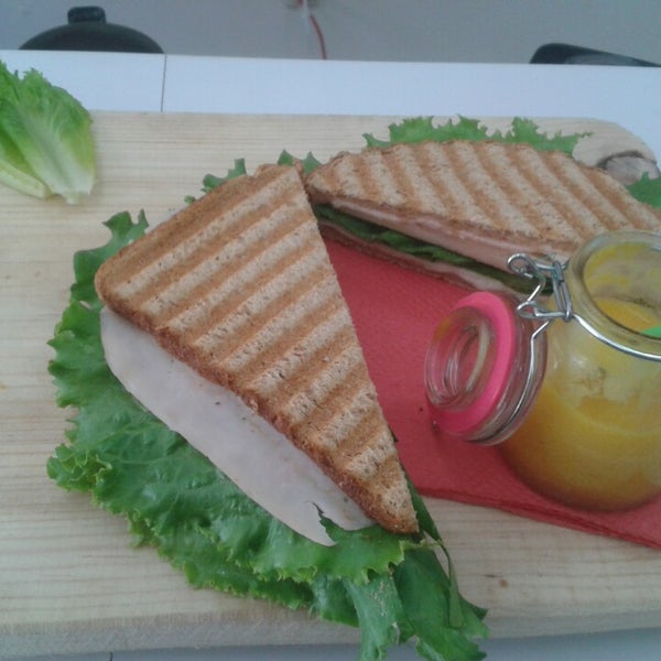 Lo mejor el sandwich 'Pera azul :)