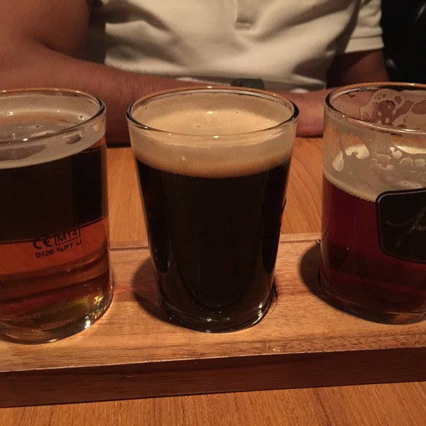 Photo taken at The Noble Pig Brewhouse &amp; Restaurant by Disha G. on 8/5/2015