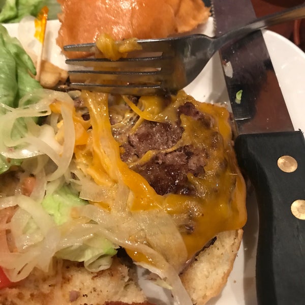 Never get the brisket burger. “We cook it then grind it, then make a patty, then grill it again” This is NOT how you serve food in any restaurant that has Barbecue in the name. Unbelievable.