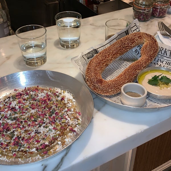 The bagel is so so so good. The lady loves the eggplant carpaccio-flowery and delicate. The highlight is special shrimp kataif, so tender, moist, yet flavorful.