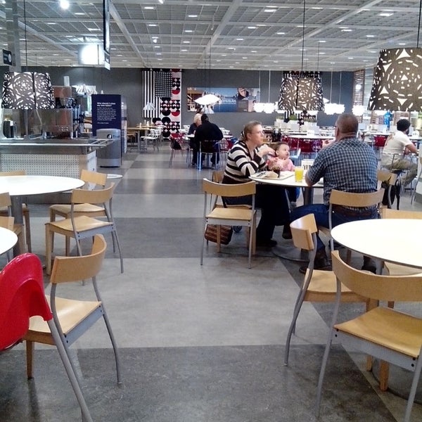 Round cafe. Ikea Cafeteria. Ikea Cafe.