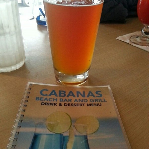 Photo taken at Cabanas Beach Bar and Grill by Shawn S. on 9/13/2014