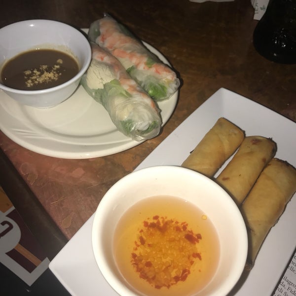 Spring roll & egg roll - egg roll was seasoned to perfection and reminds me of a LUMPIA