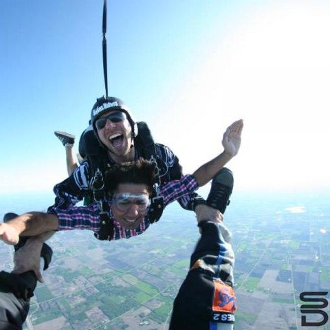 Photo taken at Skydive Midwest by Colleen B. on 5/20/2014