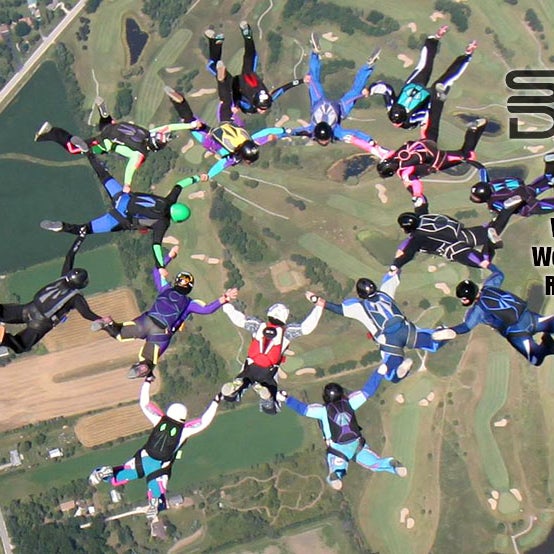 Photo taken at Skydive Midwest by Colleen B. on 9/27/2013