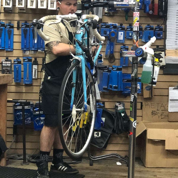 If you have any needs for your bicycle, ask Tom, he's super knowledgeable and nice