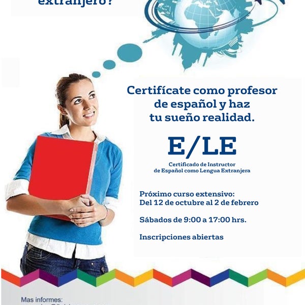 ¡Certifícate en International House Riviera Maya como profesor de español para extranjeros (E/LE), una profesión con mucho futuro!
