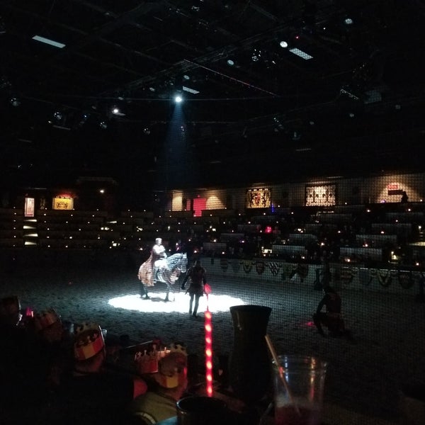 Photo taken at Medieval Times Dinner &amp; Tournament by Trina N. on 11/24/2019