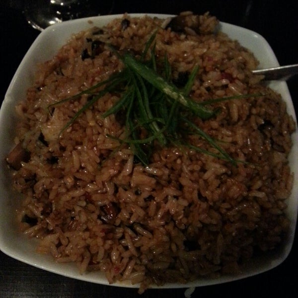 Delicioso el arroz con portobello
