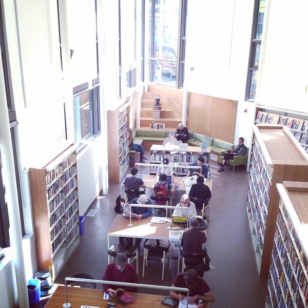 Photo taken at North Beach Branch Library by Kathleen D. on 10/28/2014