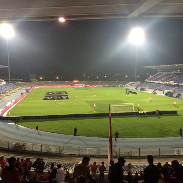 Photo taken at Estádio do Restelo by Pedro G. on 2/5/2016