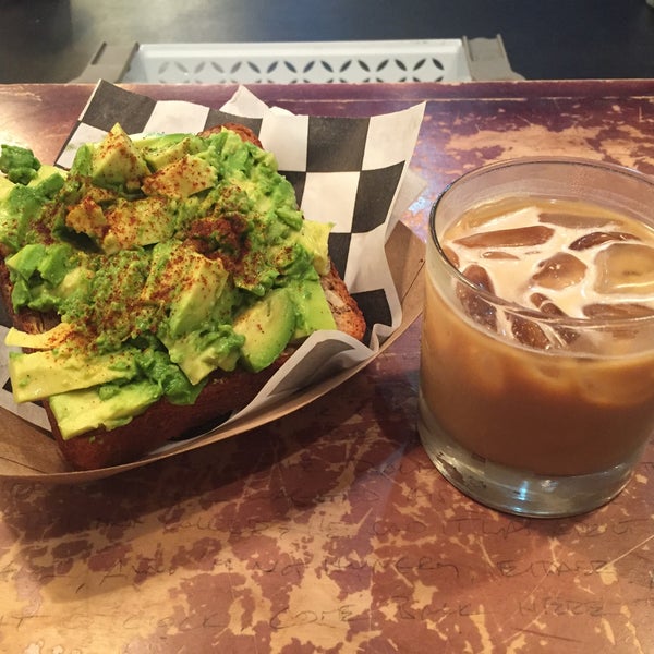Ask for the Chelsea. Arguably one of the best coffee concoctions I've ever had. Add the avocado mash and you've got a solid meal.