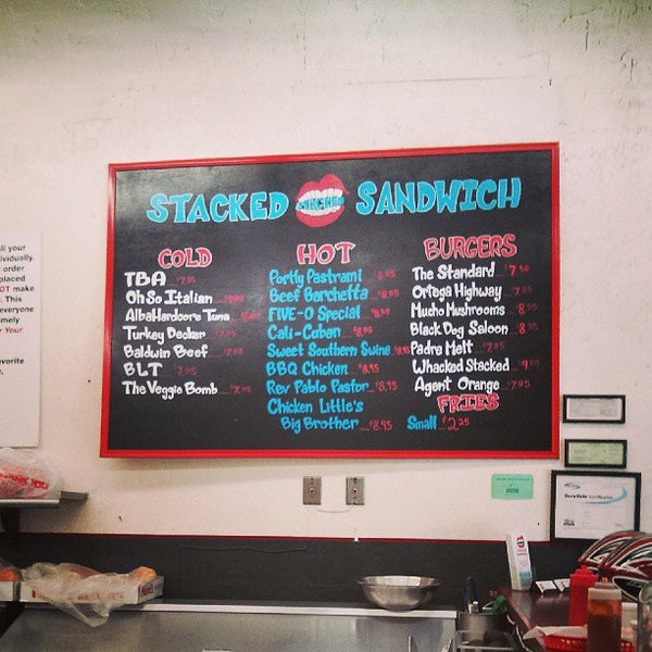 Photo taken at Stacked Sandwich by Tina G. on 5/4/2013