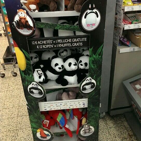 peluche panda carrefour