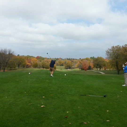 Photo taken at Waveland Golf Course by Christopher J. on 10/14/2012