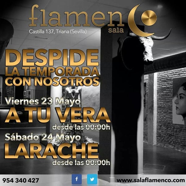 Foto tirada no(a) Sala Flamenco por Flamenco Sevilla em 5/20/2014