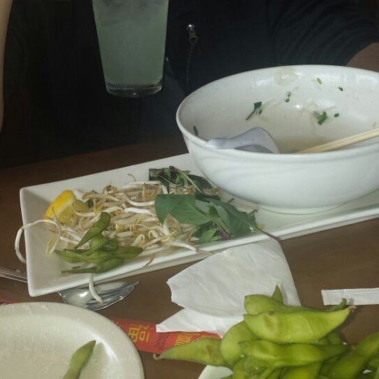 Photo taken at Pho V Noodle House &amp; Sushi by Adriana d. on 4/5/2014