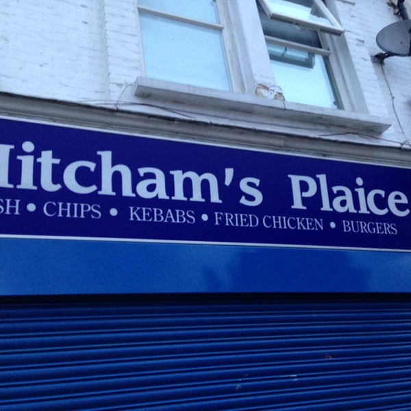 Mitcham's Plaice Fish and Chips Shop in London