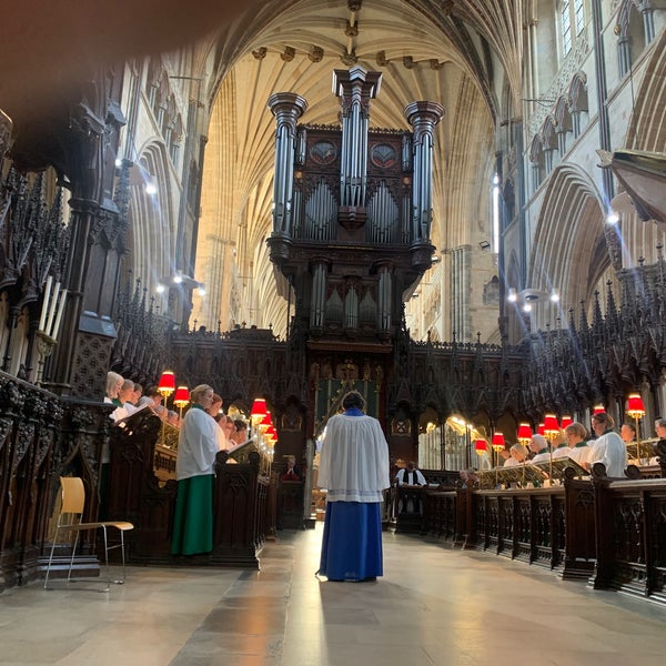Foto tomada en Exeter Cathedral  por Romà J. el 8/13/2022