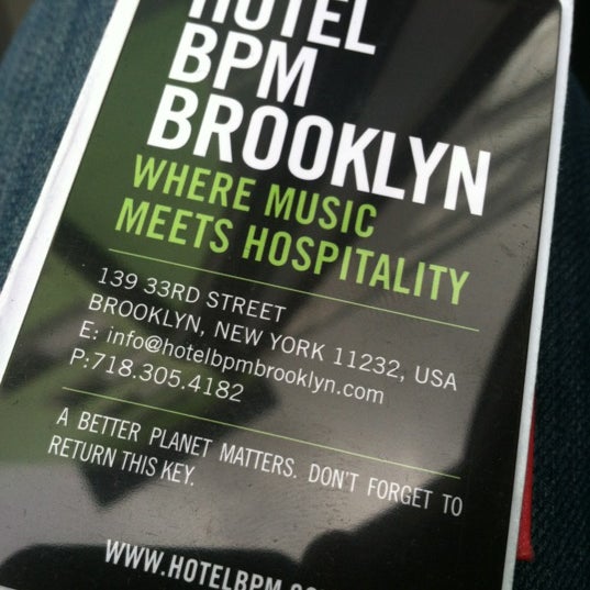 11/1/2012에 Lauren T.님이 Hotel BPM Brooklyn에서 찍은 사진