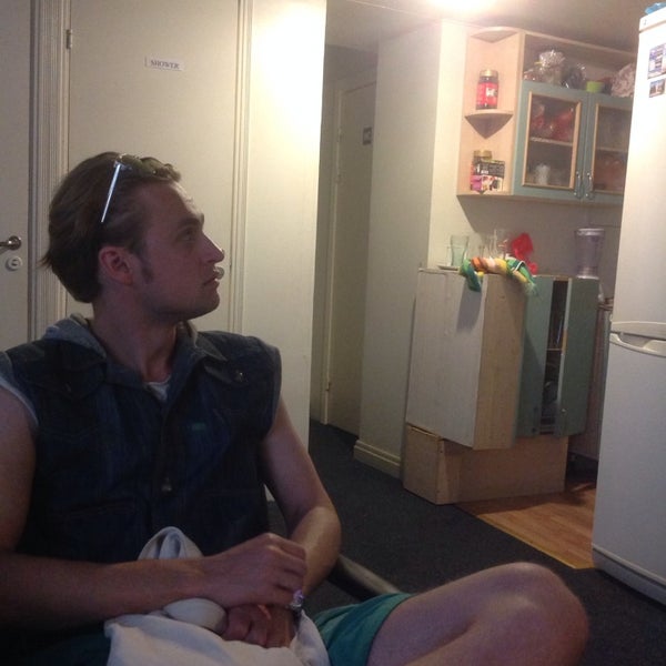 Photo taken at Doma Hostel in Riga by Olga P. on 6/7/2014