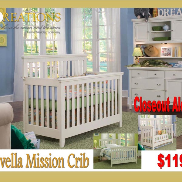 New Closeout Crib from Creations Baby. Call 843-685-3978 with any questions.