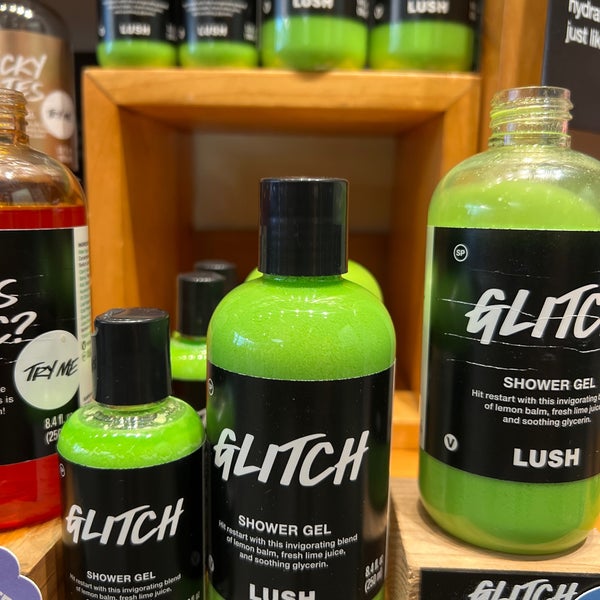 Lush Glitch shower gel munimoro.gob.pe