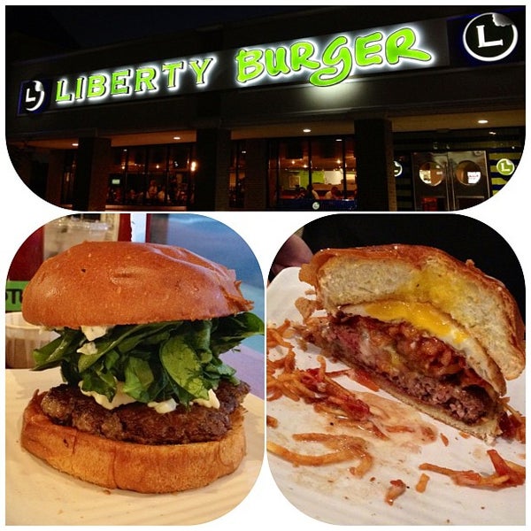 9/19/2012 tarihinde Nikkiziyaretçi tarafından Liberty Burger'de çekilen fotoğraf