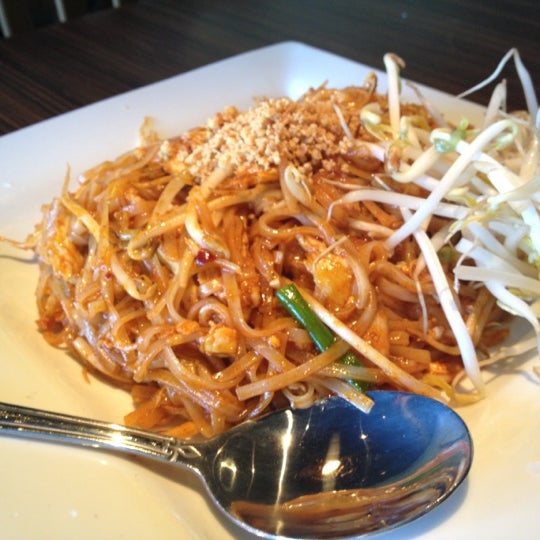 Try the Pad Thai. The sauce is unusual in a good way. Tangy! I'm hooked!