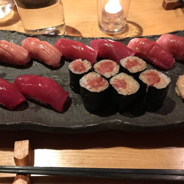 Photo taken at Sushi Azabu by Tash C. on 7/13/2017