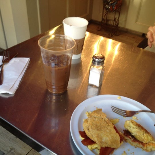 Photo taken at Ms. Dahlia&#39;s Cafe by John H. on 12/14/2012