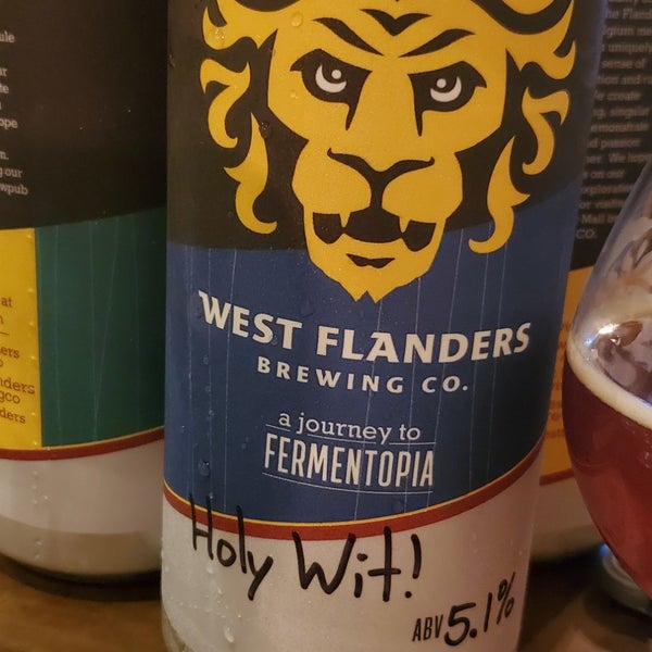 Photo taken at West Flanders Brewing Company by Corinna F. on 8/20/2021