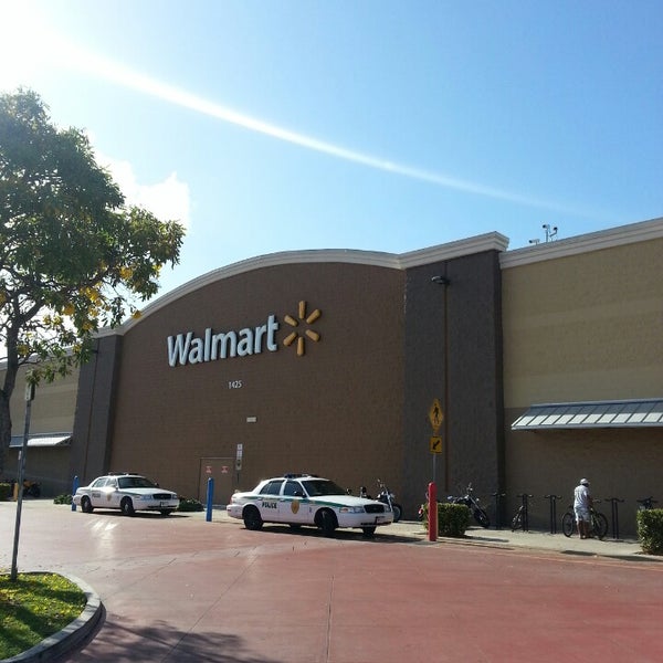 Walmart Supercenter Big Box Store in North Miami Beach