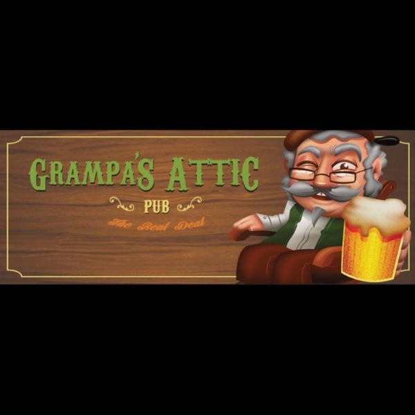 รูปภาพถ่ายที่ Grampa&#39;s Attic Pub โดย Roberta L. เมื่อ 9/15/2013