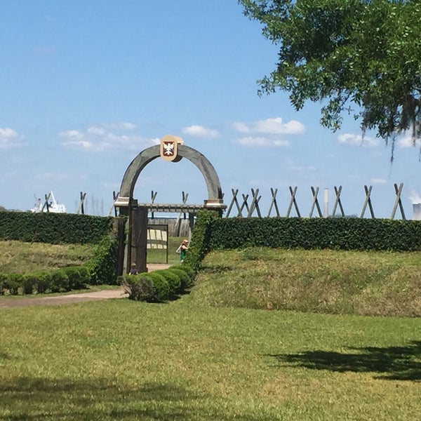 Photo taken at Fort Caroline National Memorial by Camille C. on 4/24/2016