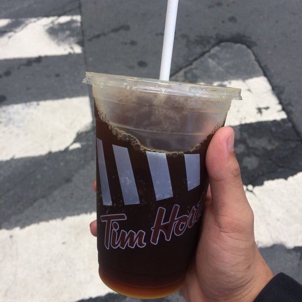 iced black coffee tim hortons