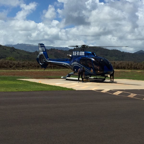 Photo taken at Island Helicopters Kauai by Darrell S. on 7/18/2015